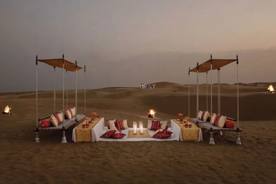 Jain Candlelight Dinner on the Dunes of Khuri Image