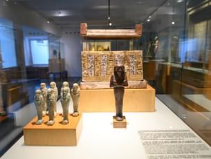 Marvel at various Egyptian artifacts put for display