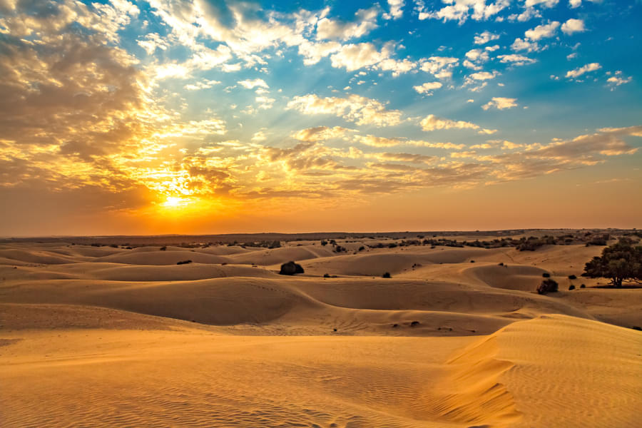 Camping at Thar Desert Image