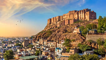 Stunning view of Mehrangarh Fort