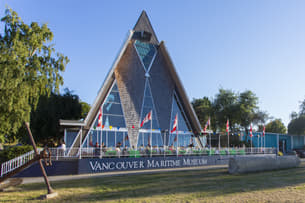 Visit the iconic Vancouver Maritime Museum in the Vanier Park