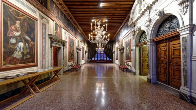 Interiors of the Mocenigo Palace-Museum