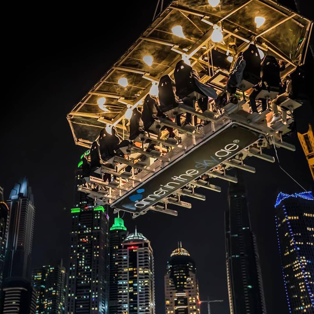 Get captivated by the night view of the city from a different perspective