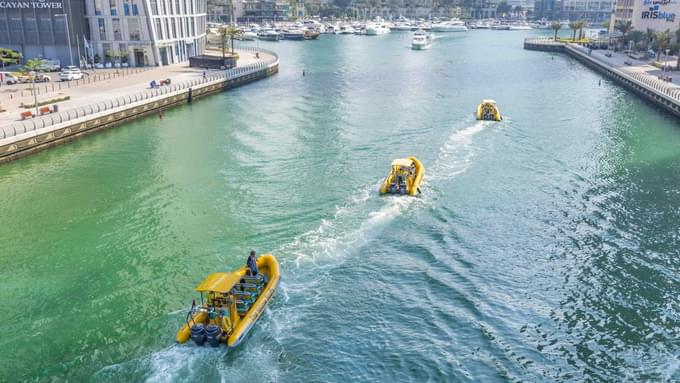 yellow boat tour dubai