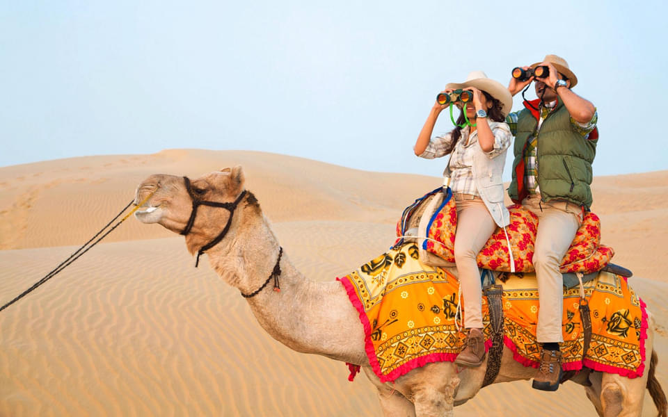 Luxury Desert Camping In Khuri With Camel Safari Image