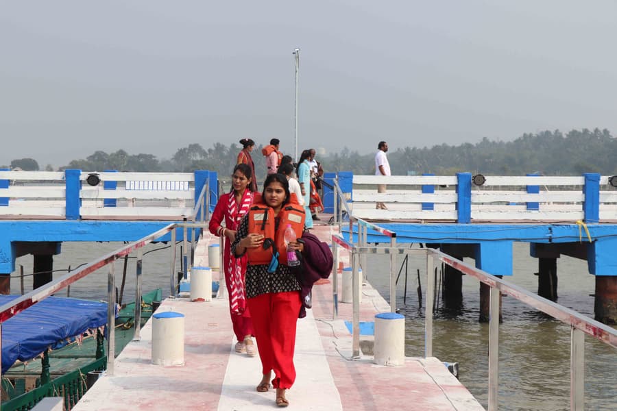 Dolphin Boat Ride in Puri Image