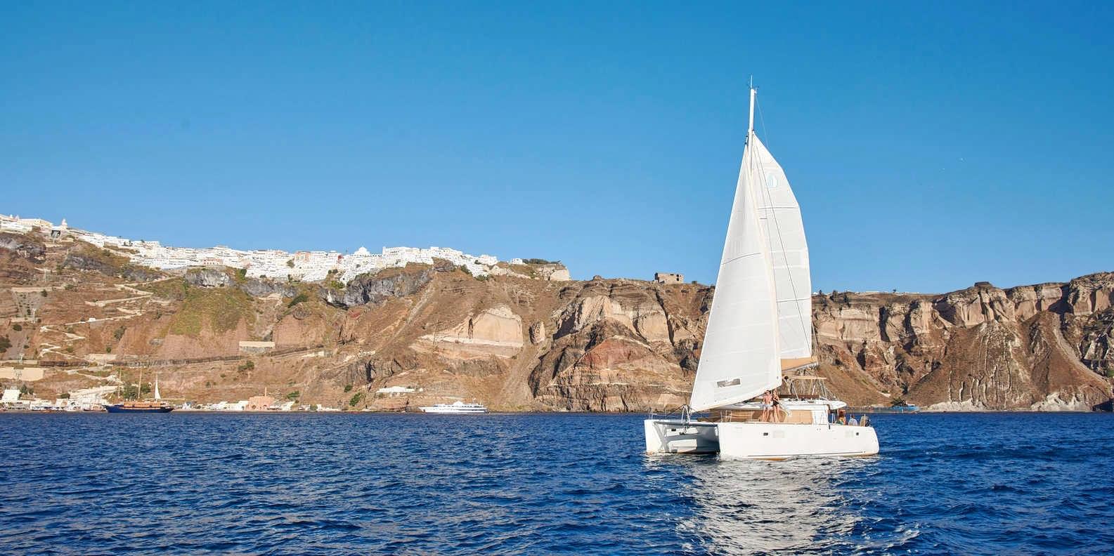 Santorini Small Group Luxury Catamaran Cruise