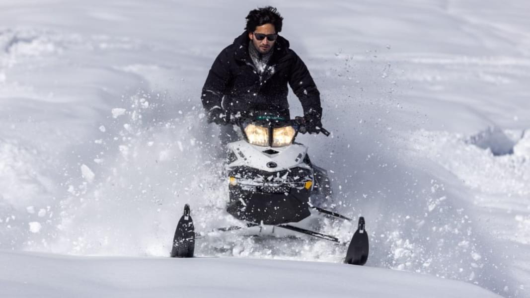 Snow Scooter Ride in Manali Image