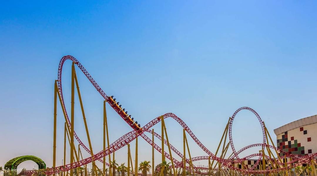 Feel the adraline rush at the Action Zone, where you enjoy riding on thrilling roller coasters