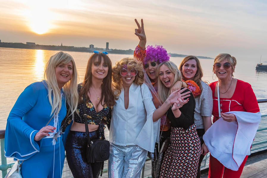 Sightseeing River Cruise on the Mersey River, Liverpool Image