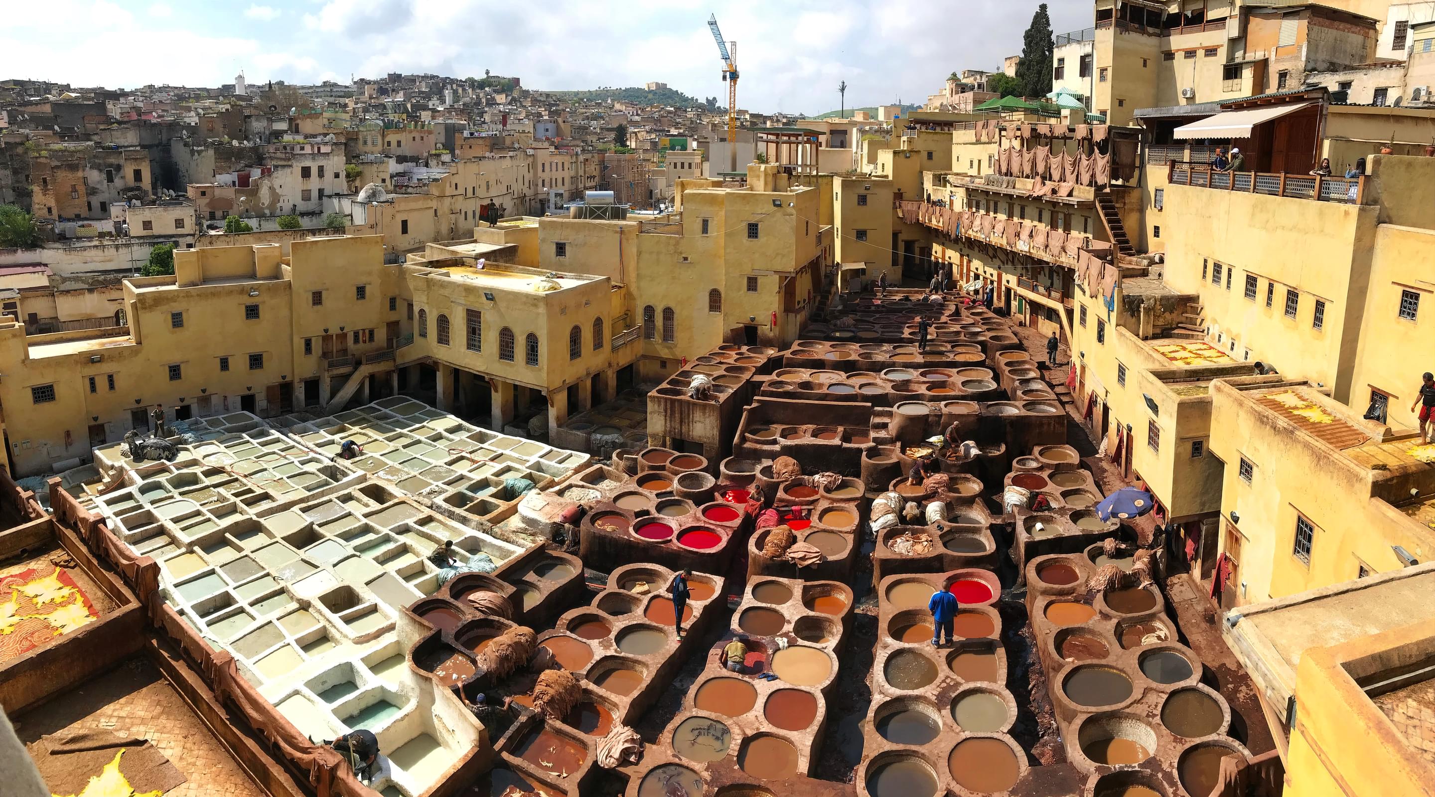 Chouara Tannery Overview