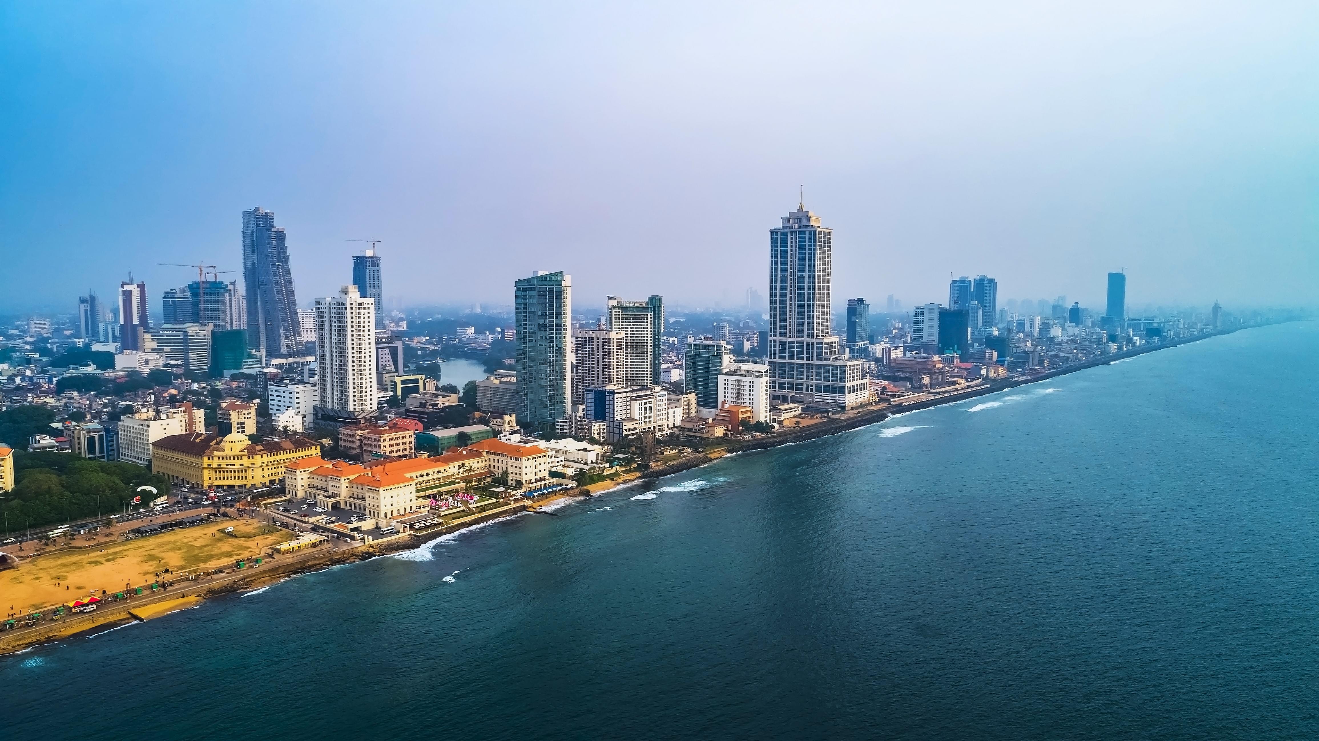 Stunning views of Colombo and its coastline