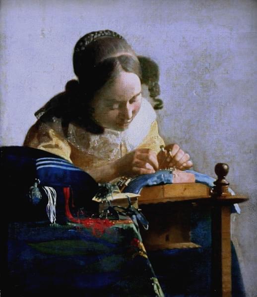 The Lacemaker at Louvre museum