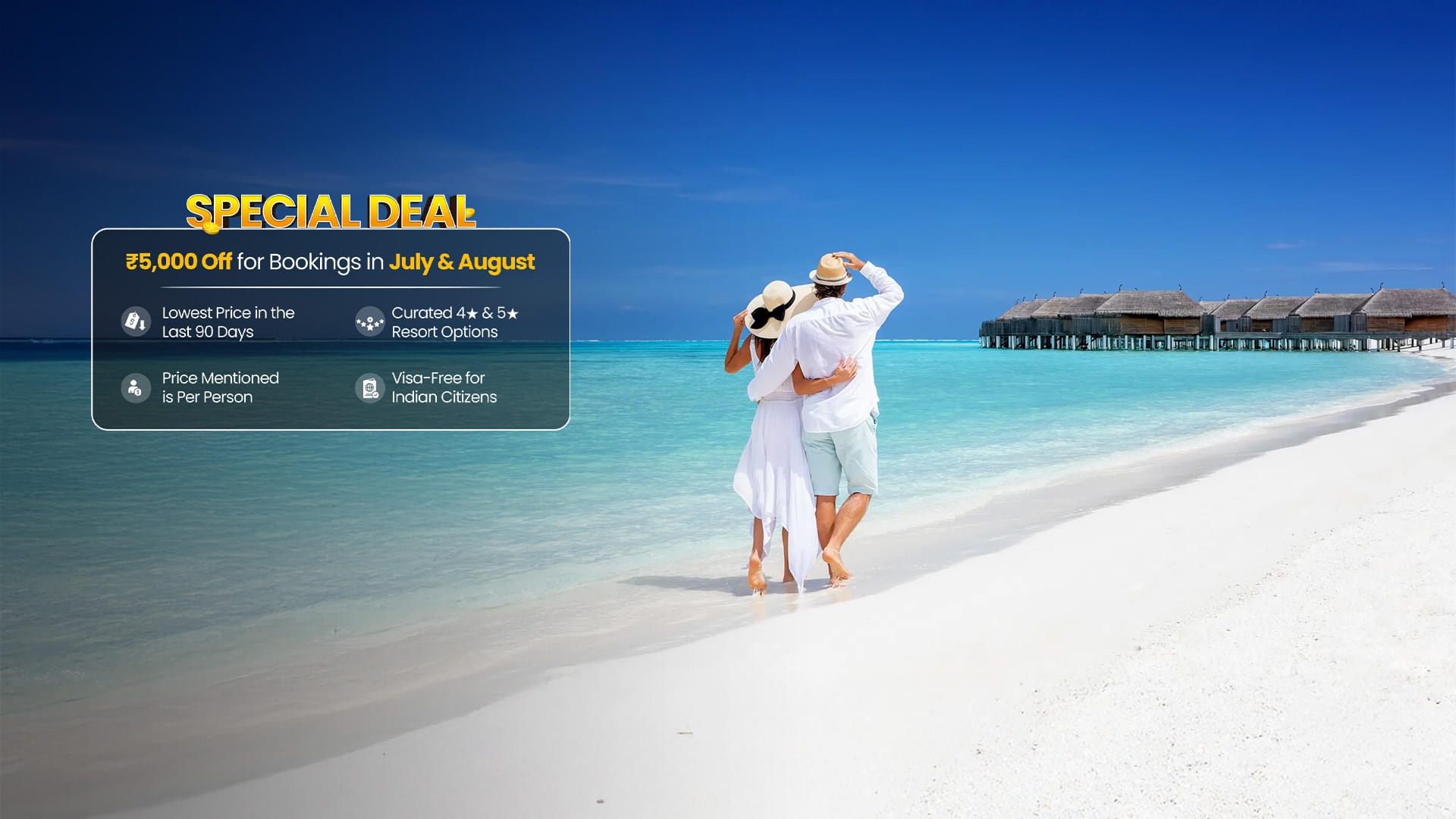 Maldives Tour Packages | Upto 40% Off