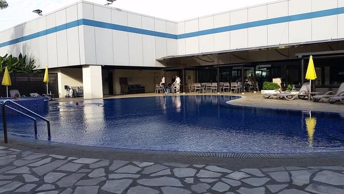 Swimming at Changi Airport