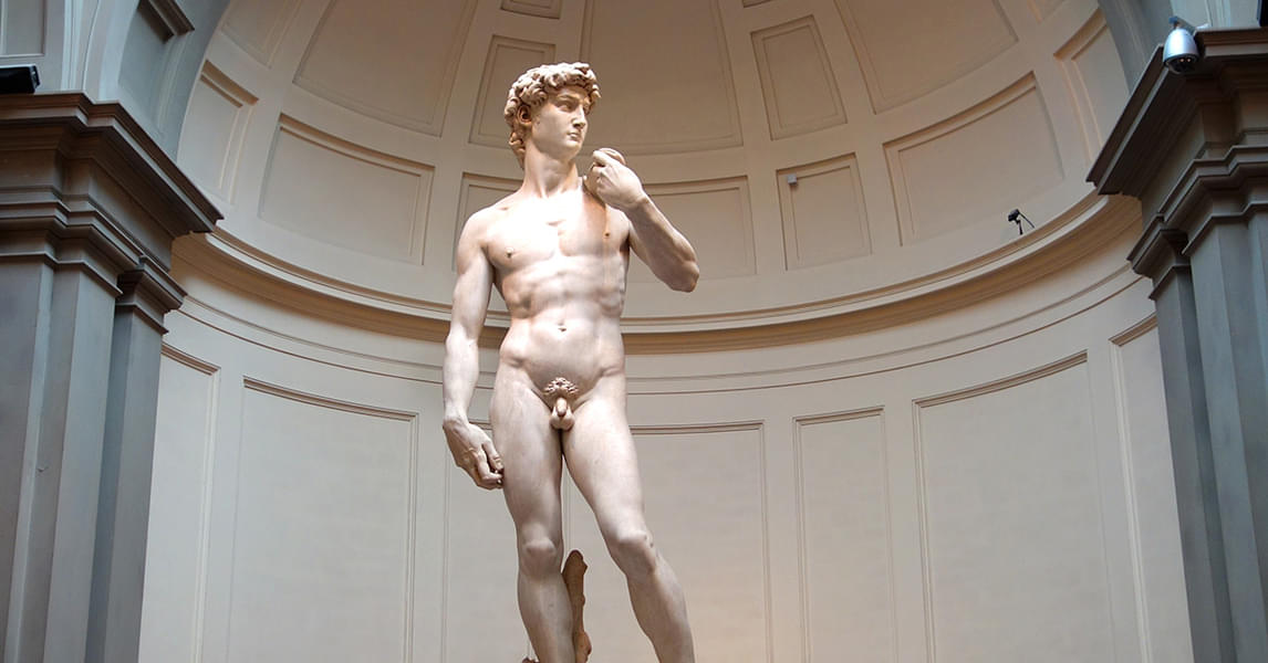 Marvel at the brilliant Michelangelo's David Statue