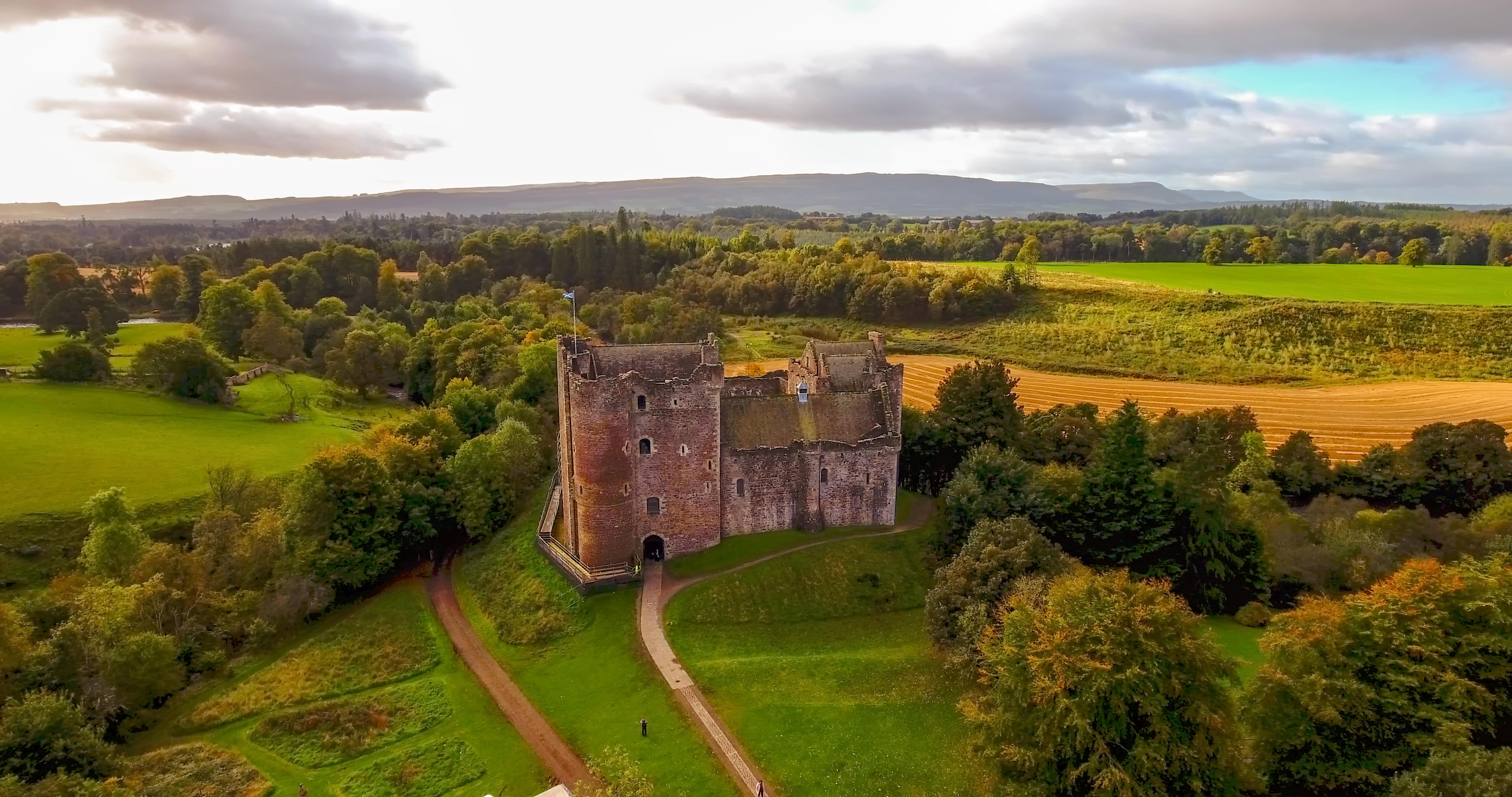 Visit Doune Castle on the West Highland tour from Edinburg