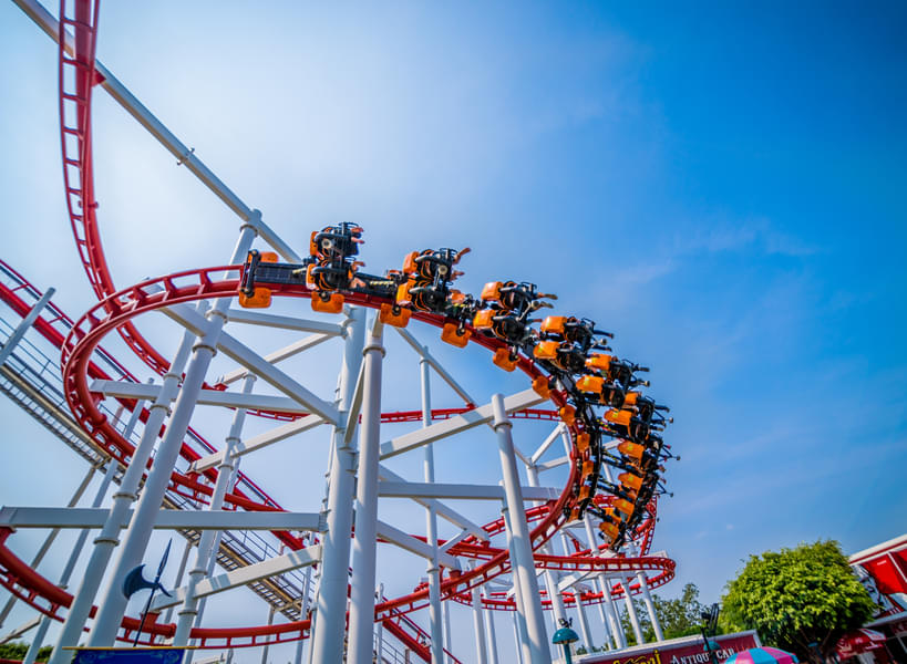 Scream your heart out during thrilling rides