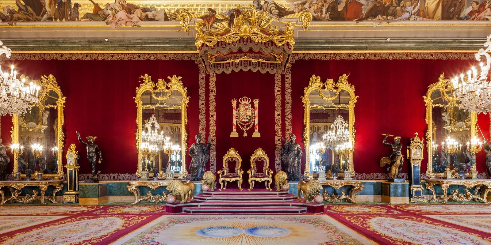 Inside Royal Palace of Madrid