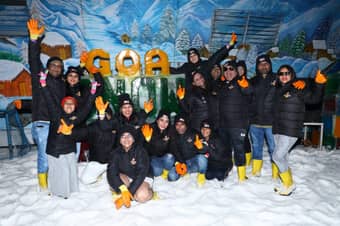 Feel the chill at -5°C and make unforgettable snow angels