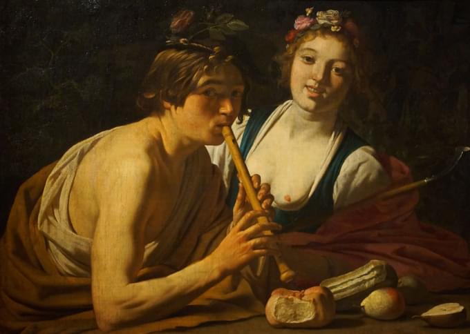 Painting in The Pushkin State Museum of Fine Arts