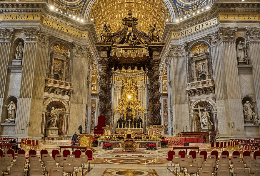 Be awed by the majestic architecture of St. Peter's Basilica