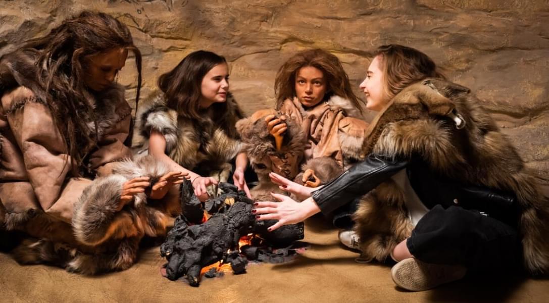Experience the world of pre-historic times