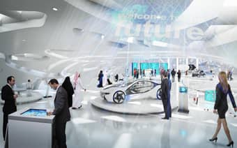 Visit Museum of the Future and explore exhibitions of technological advancements
