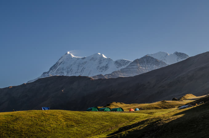  Picture-perfect backdrop of Mt. Trishul