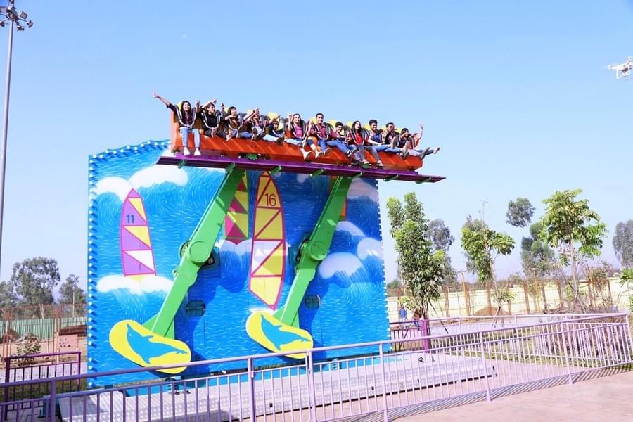 Feel the thrill during the rides