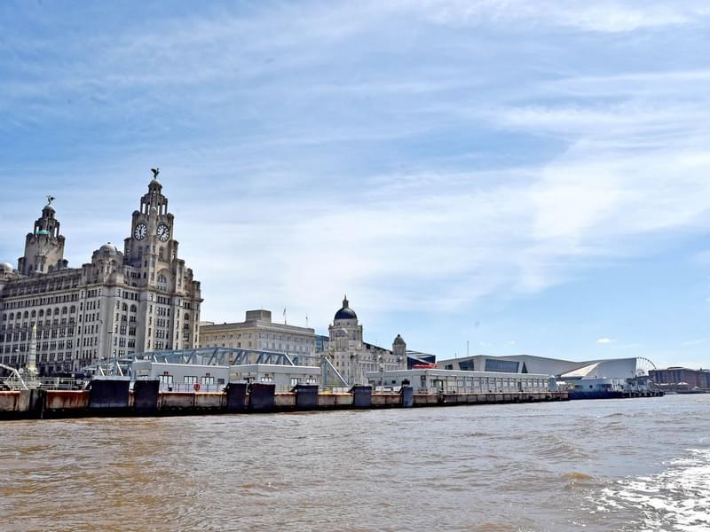 Sightseeing River Cruise on the Mersey River, Liverpool Image