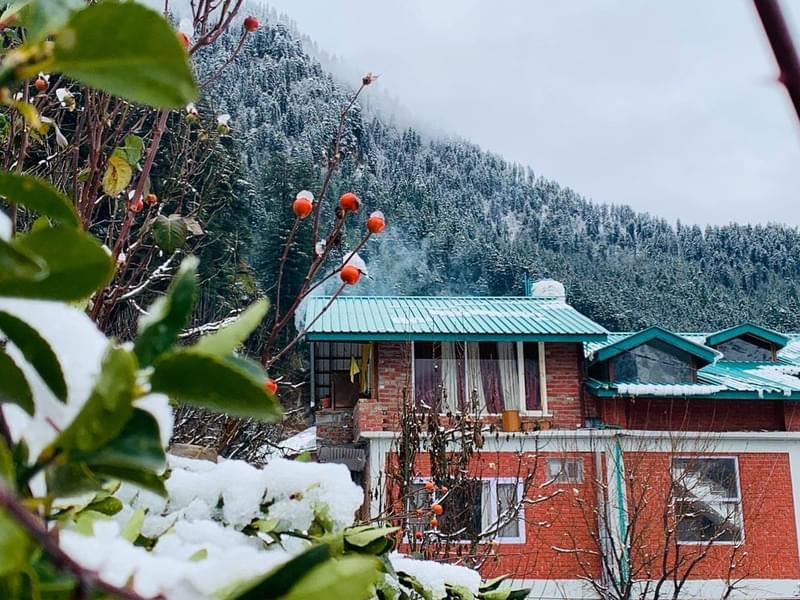 A Hill-top Cottage with Mountain Views in Manali Image