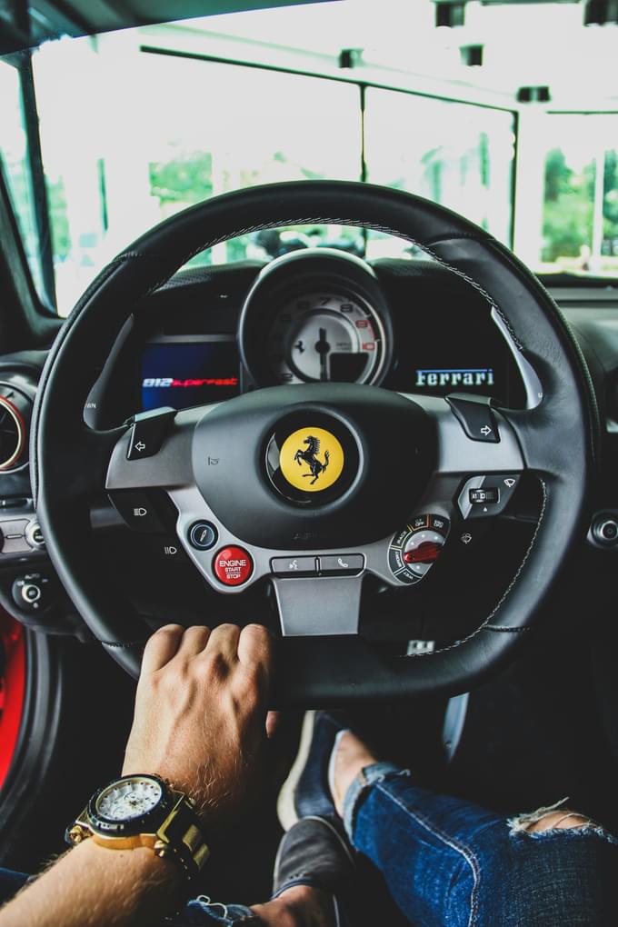 Driving A Ferrari