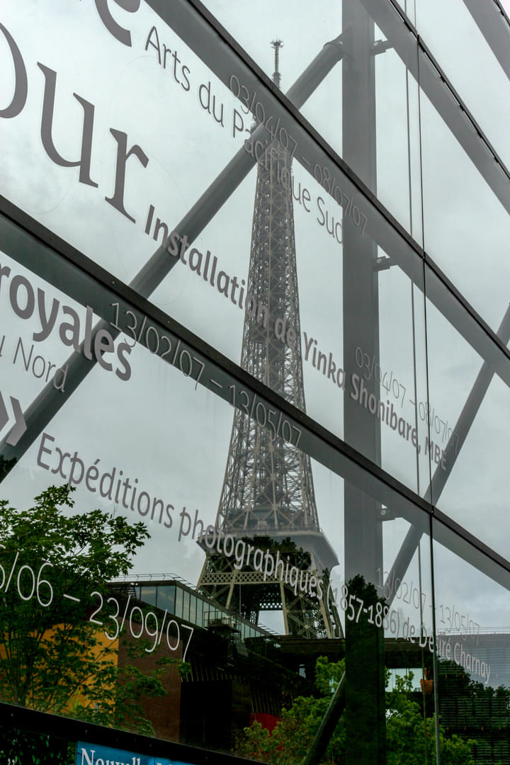 Quai Branly Museum, Best View Of Eiffel Tower