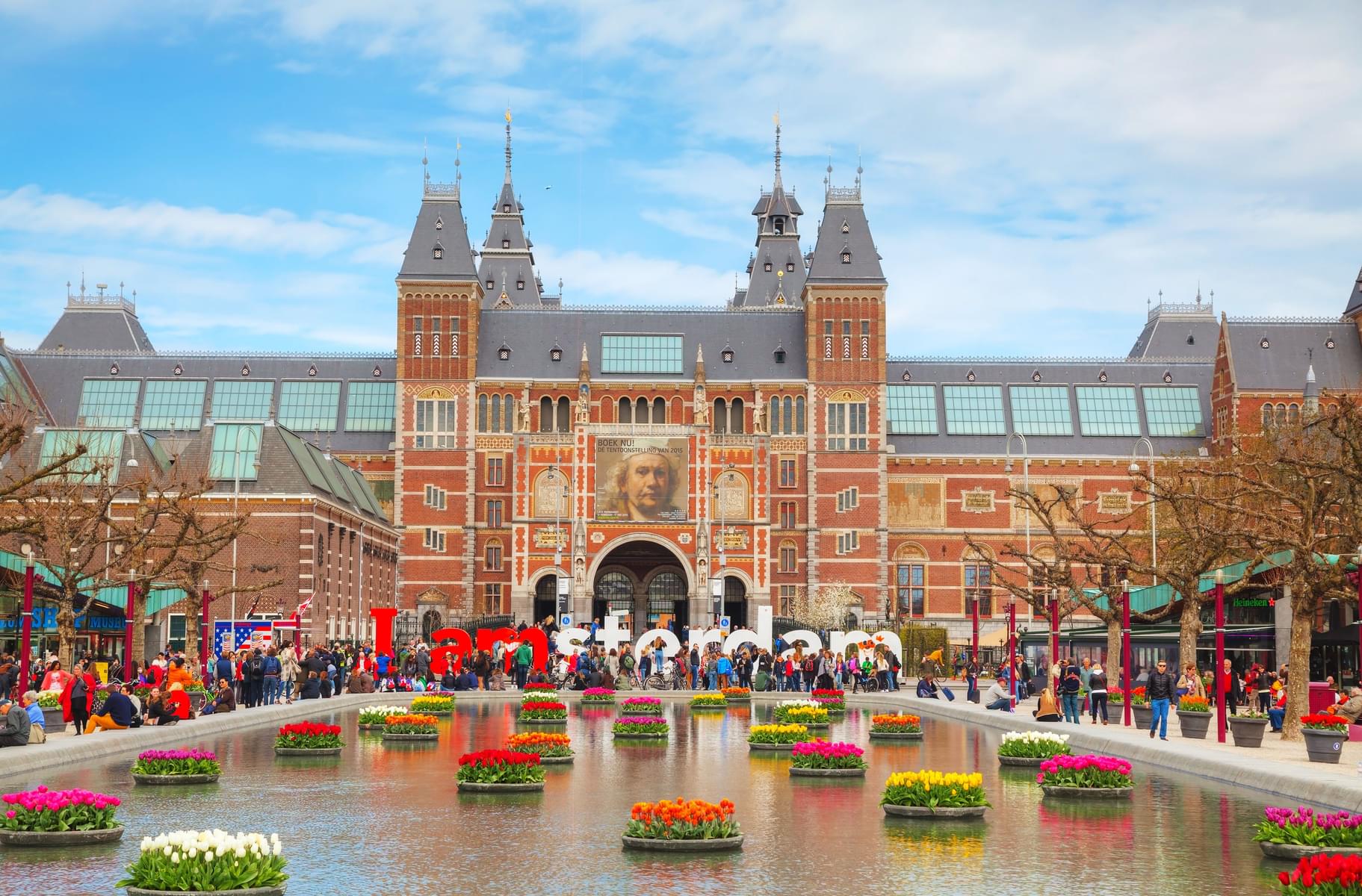 Architecture of Rijksmuseum Amsterdam