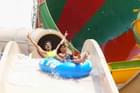 Enjoy mega loops and prepare to rock, roll, and splash down with Zumba Loops ride