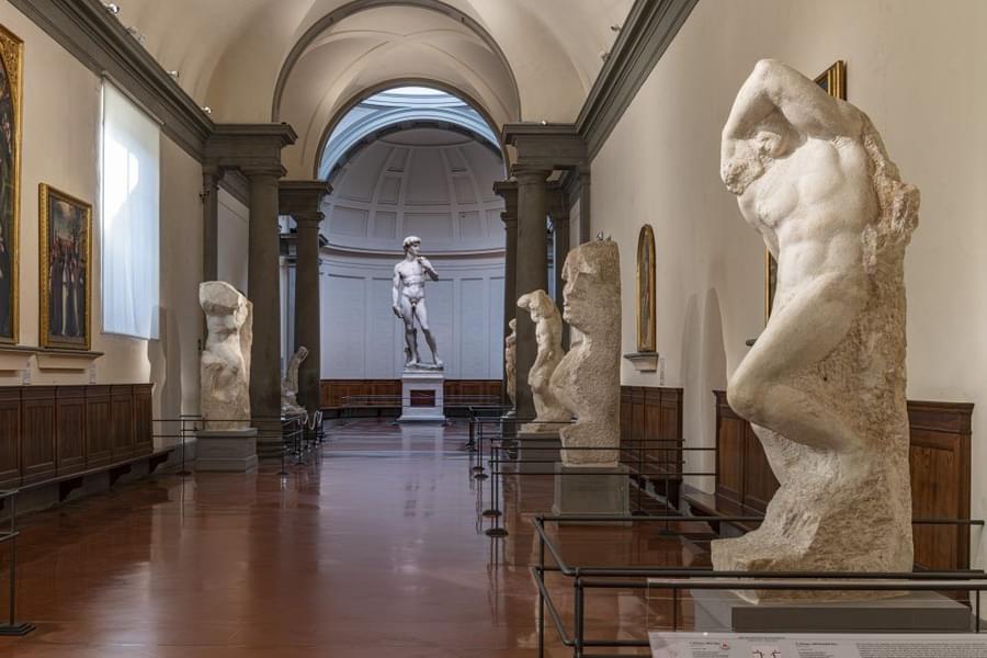 Michelangelo's masterpieces in accademia gallery