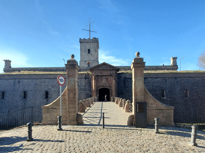 Castle of Montjuic Moat