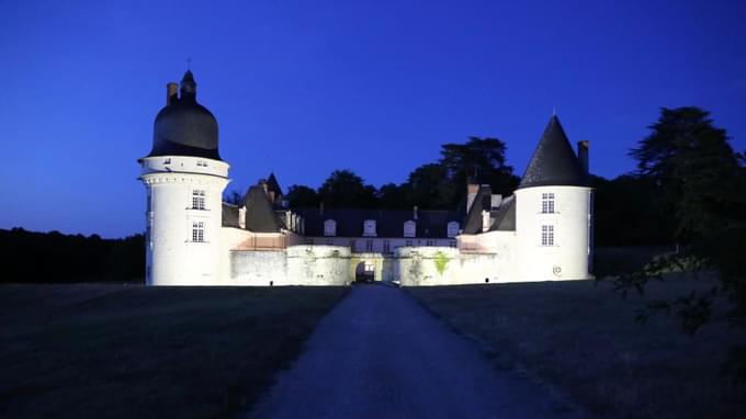 Chateau de Gue-Pean Night