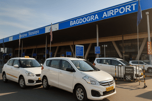Step out of Bagdogra Airport and find your pre-booked private cab ready for you