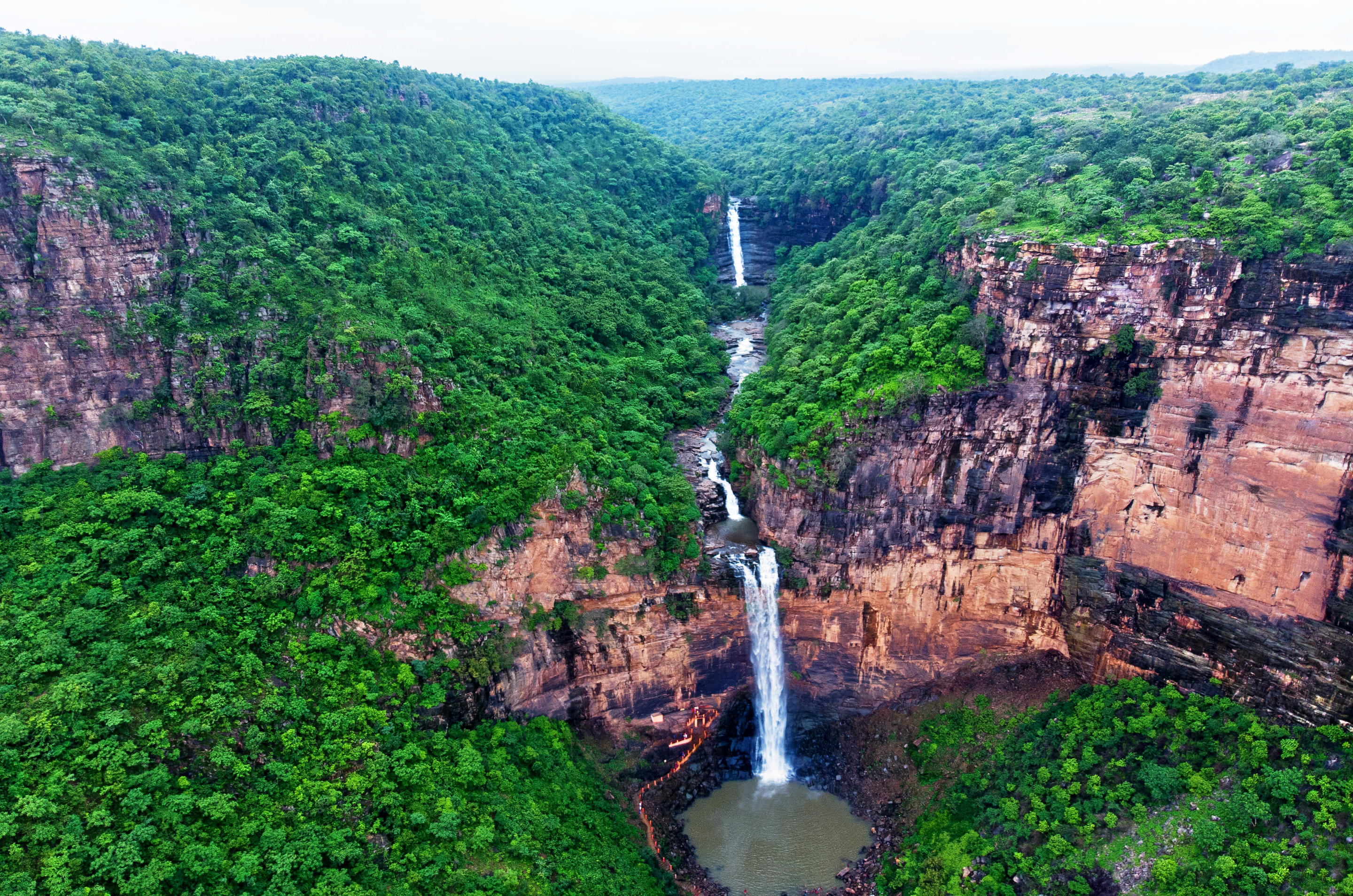Tutla Bhawani Waterfall, Rohtas Overview