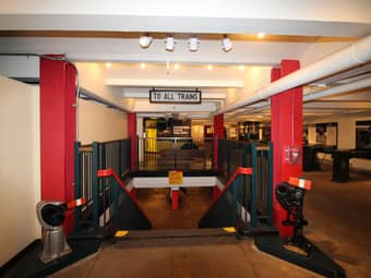 Entrance of New York Transit Museum 