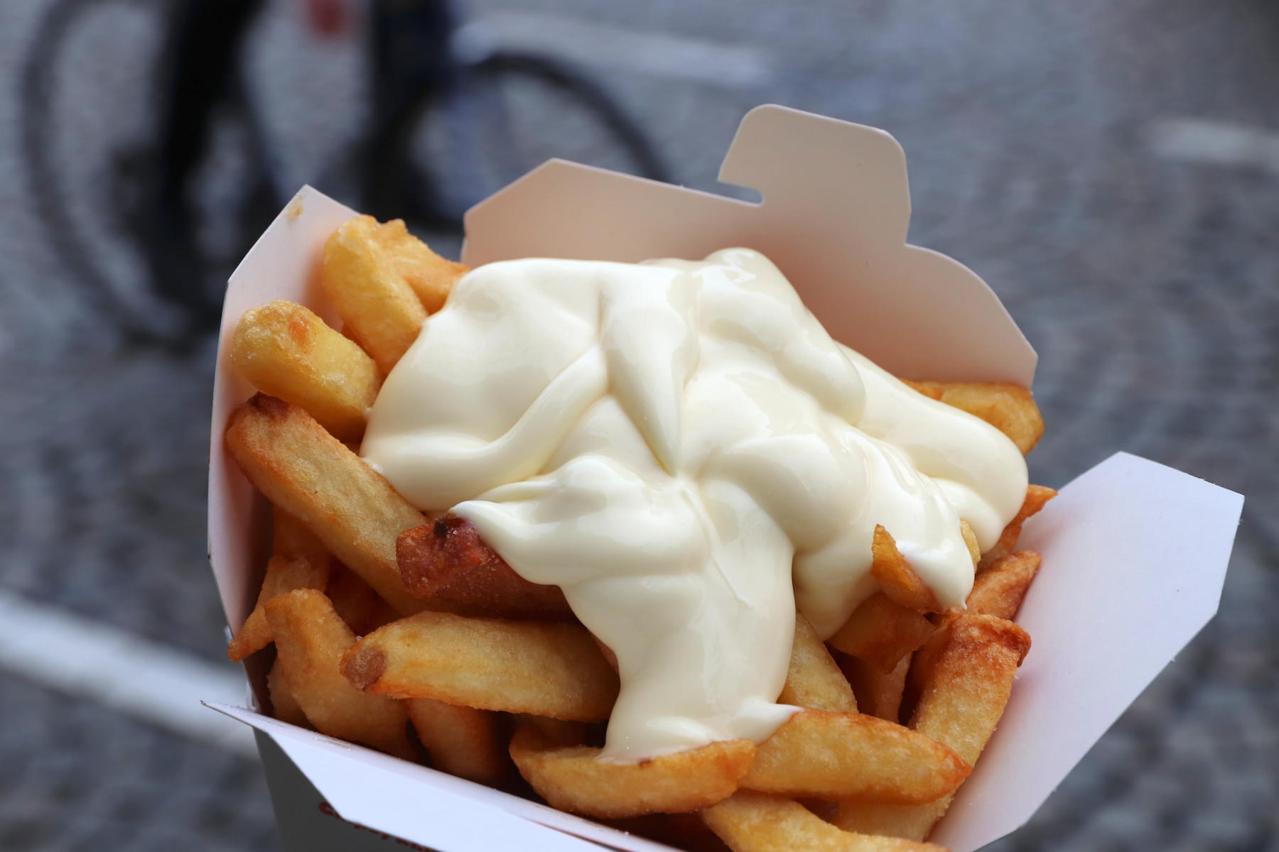 Chew down delicious Belgian Fries