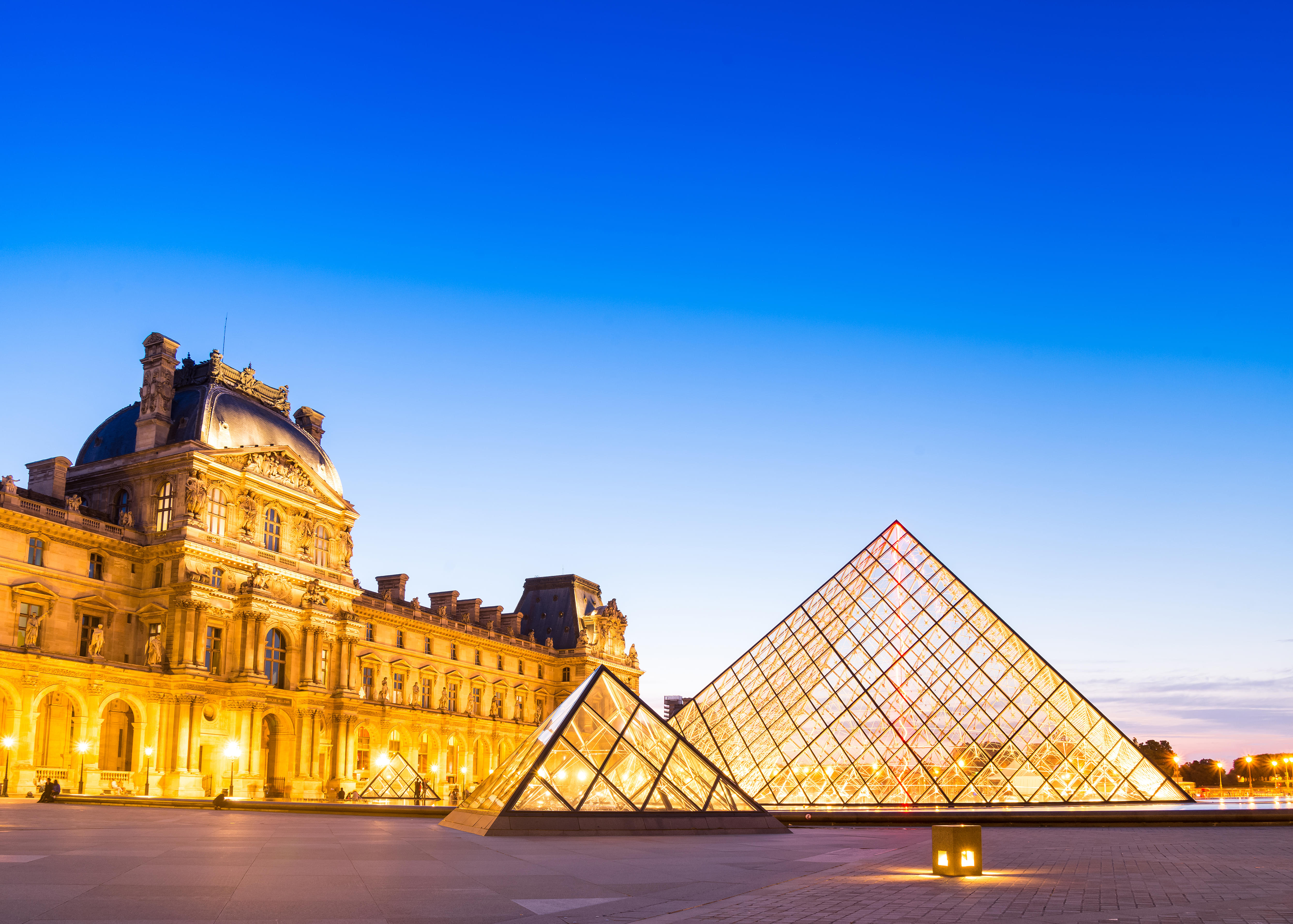 Iconic Louvre Museum in Paris