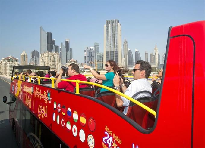 dubai hop on hop off bus tour