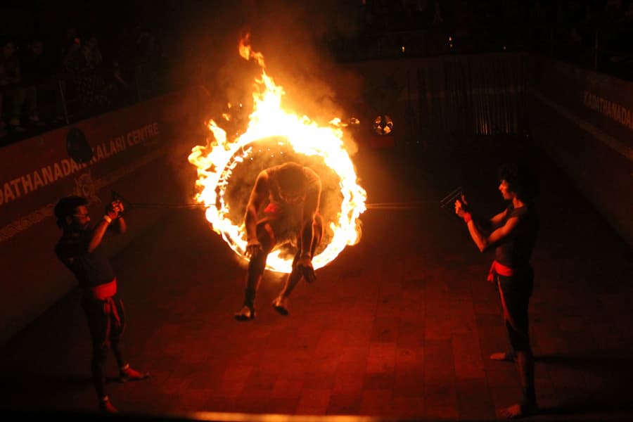 Kalaripayattu Show in Thekkady Image