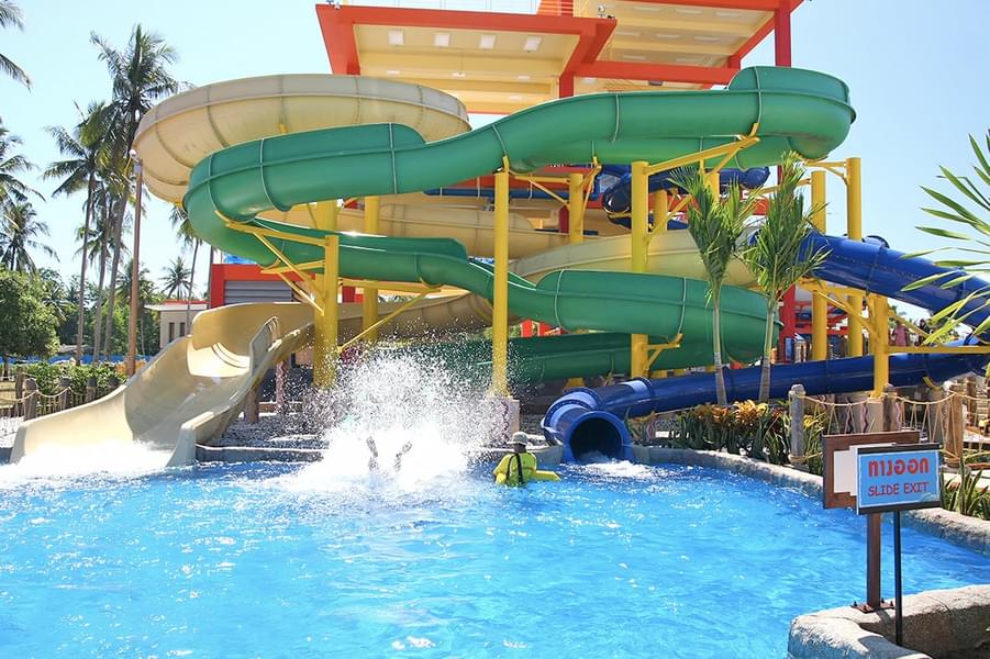 Experience a new level of thrill as you get dropped in Aqua Tube