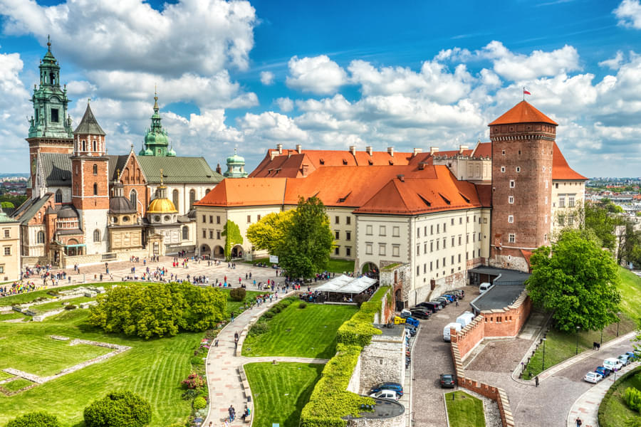 Get astonished by the magnificence of the Wawel Castle, a UNESCO World Heritage site
