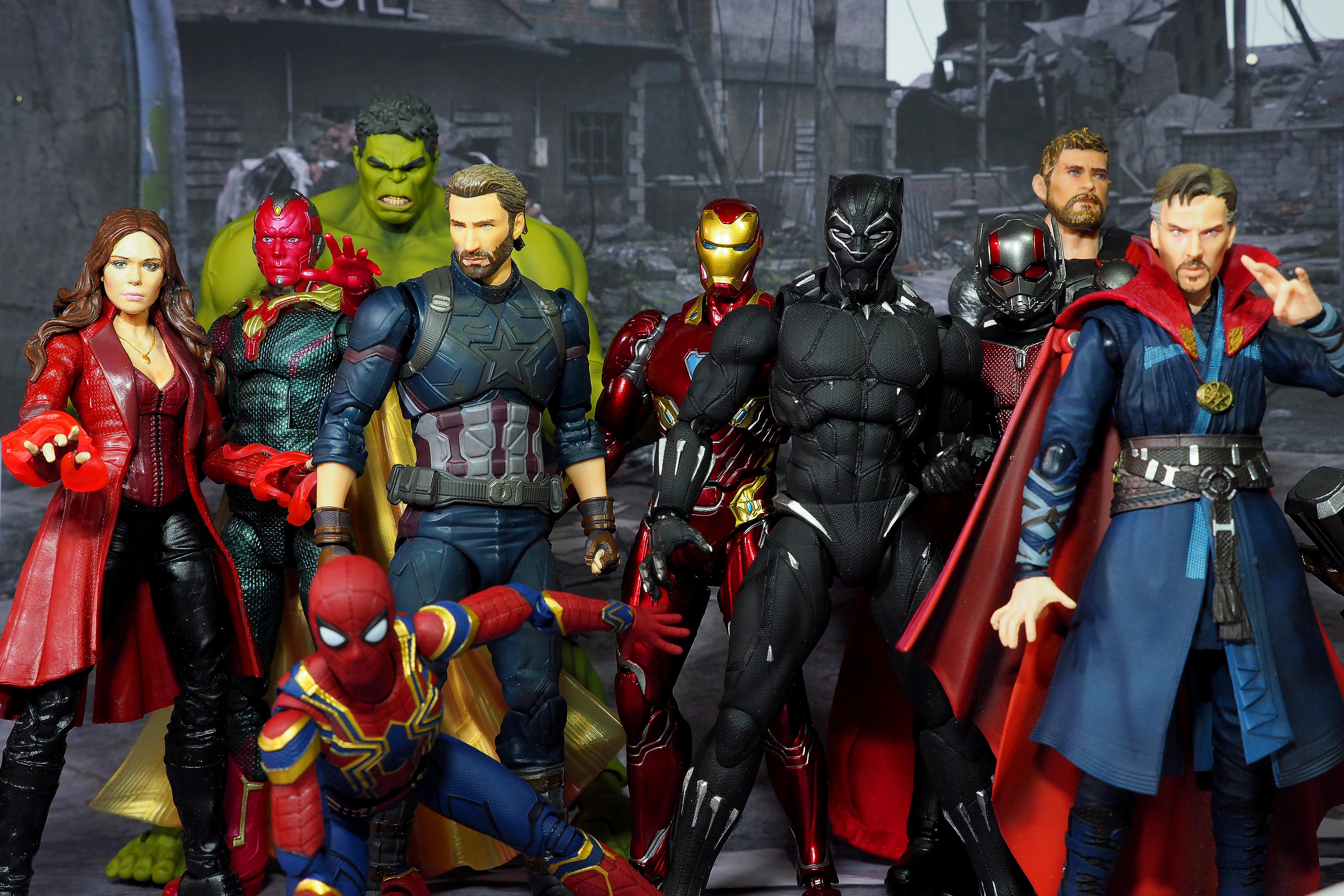 Avengers at Marvel zone at IMG Dubai  
