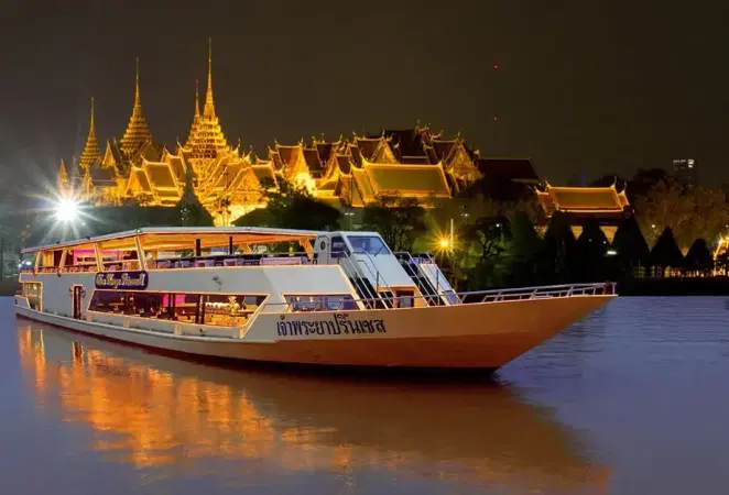 Get onboard for spectacular evening on the Chao Phraya Princess dinner cruise in Bangkok